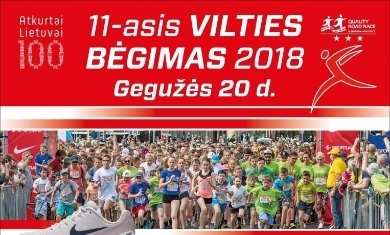 „Vilties bėgimo maratone 2018“ ypatingas dėmesys moksleiviams
